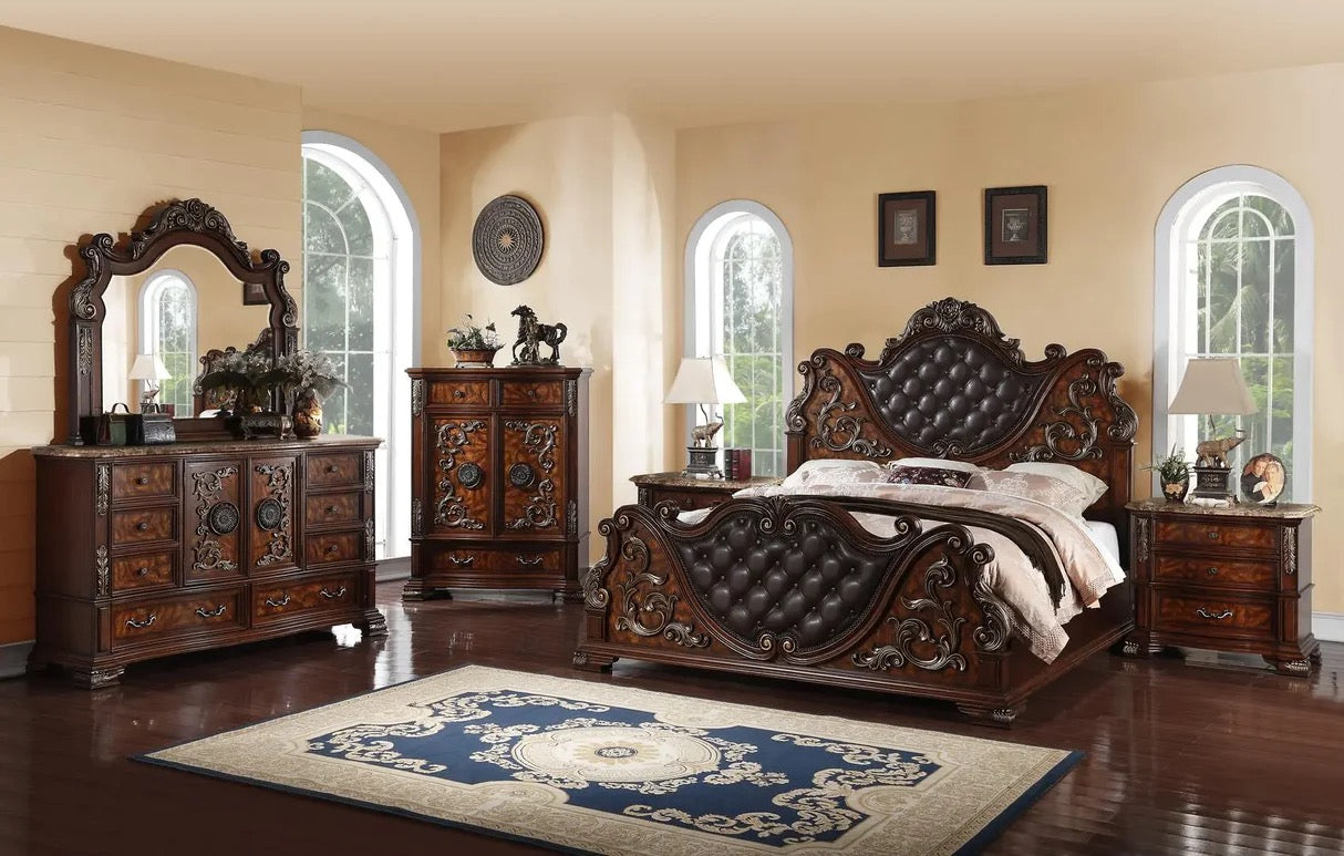 Santa Monica King 5 Piece Bedroom Set - Adams Furniture