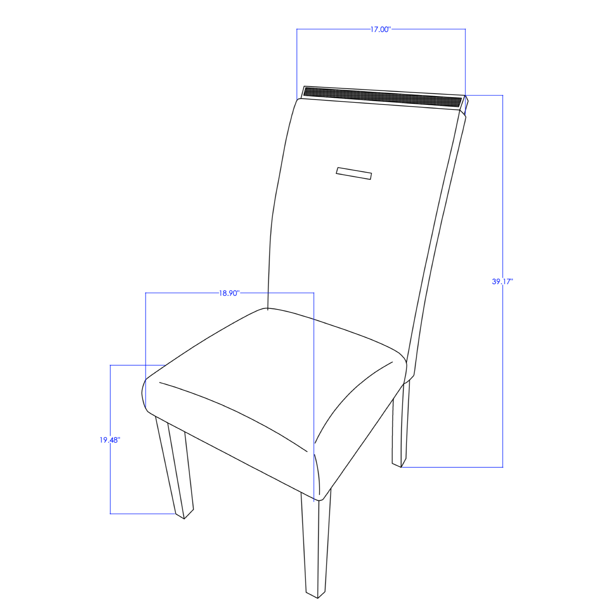 Lily Dining Chair (Set of 2) - Adams Furniture