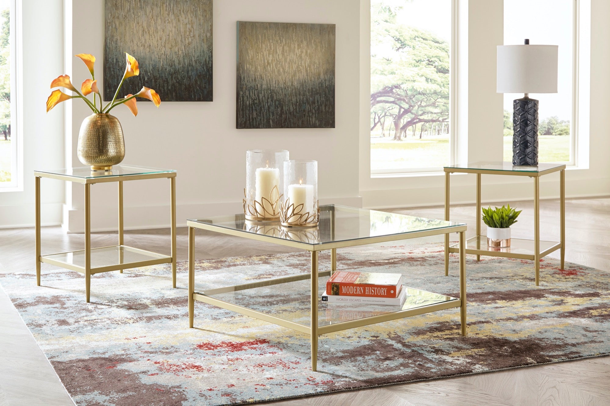 Zerika 3 Piece Occasional Table Set