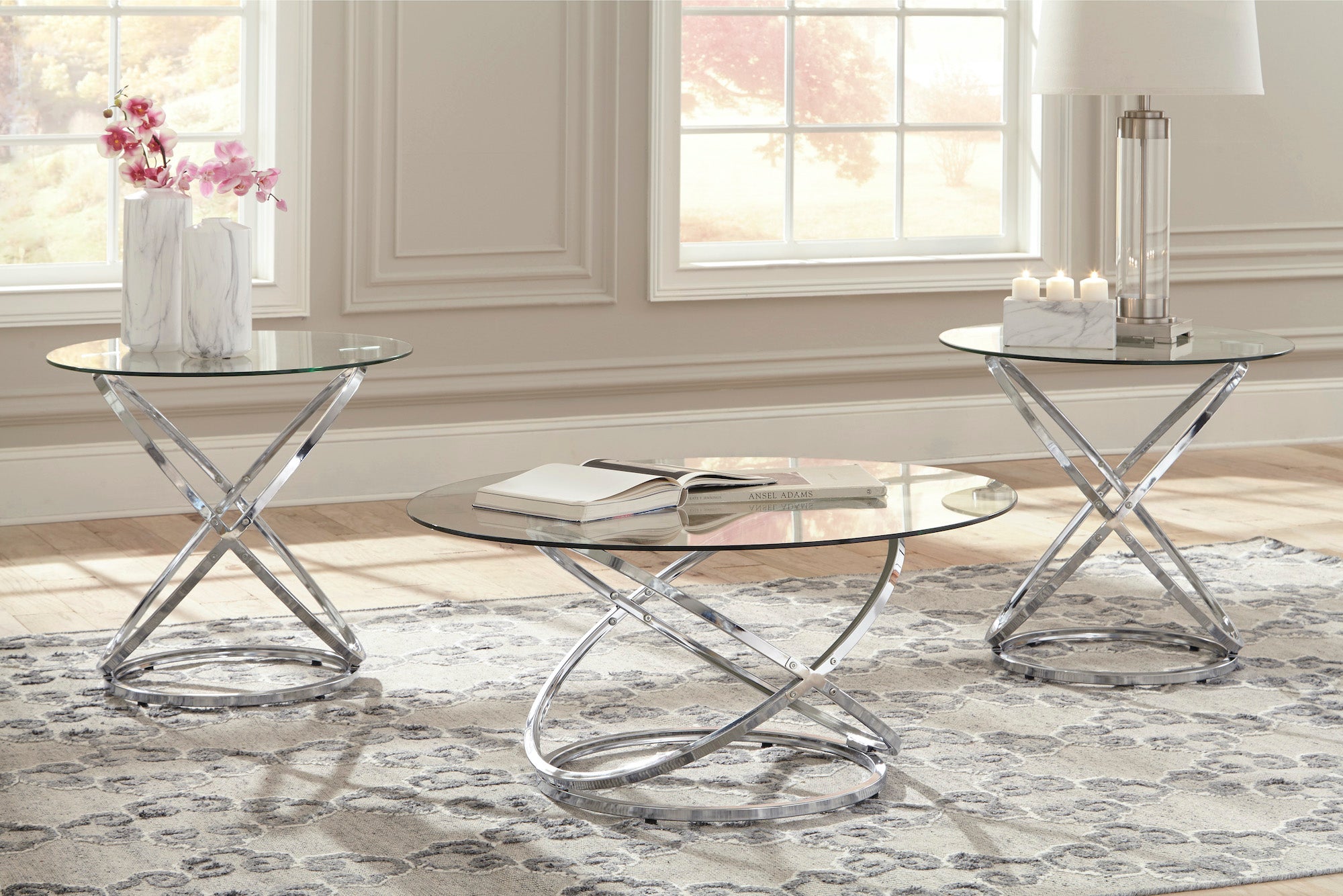 Hollynyx 3pc Occasional Table Set