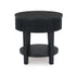 Black Round End Table - Adams Furniture