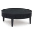 Black Round Coffee Table - Adams Furniture