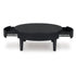 Black Round Coffee Table - Adams Furniture