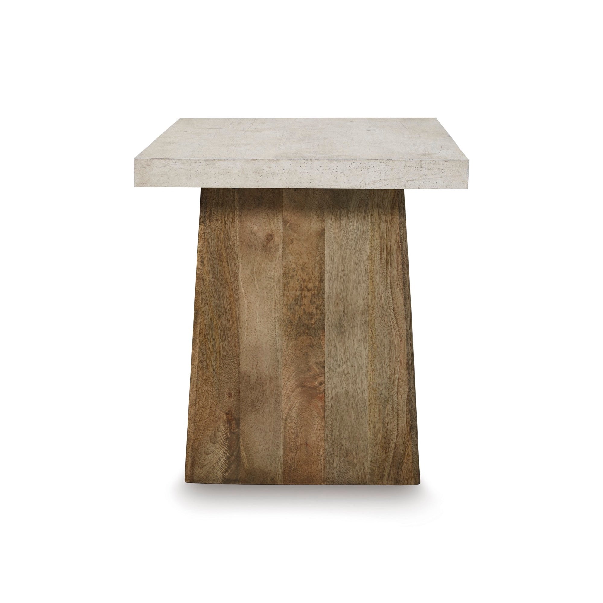 Light Brown Square End Table - Adams Furniture