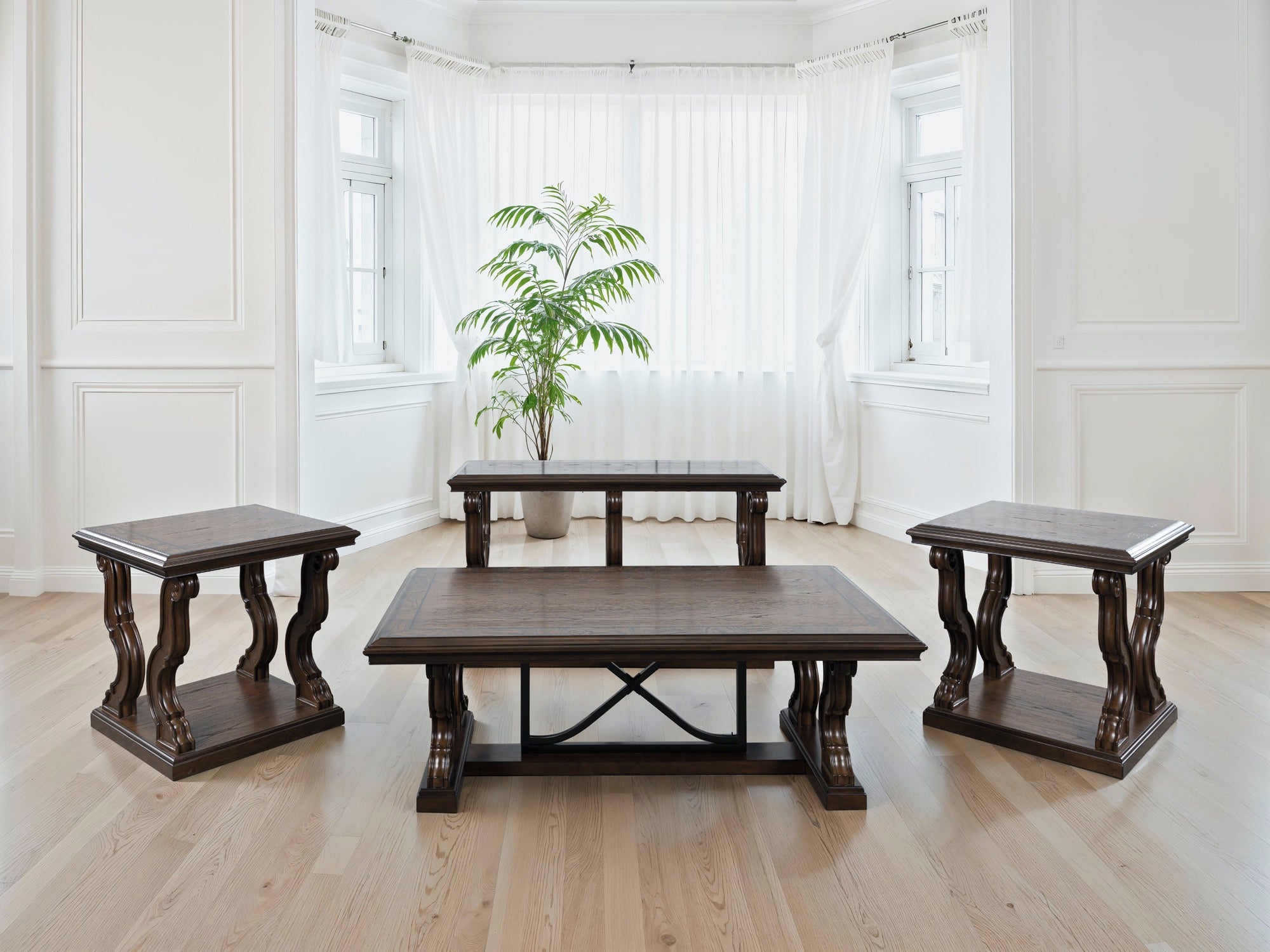 Dark Brown Rectangular Cocktail Table - Adams Furniture