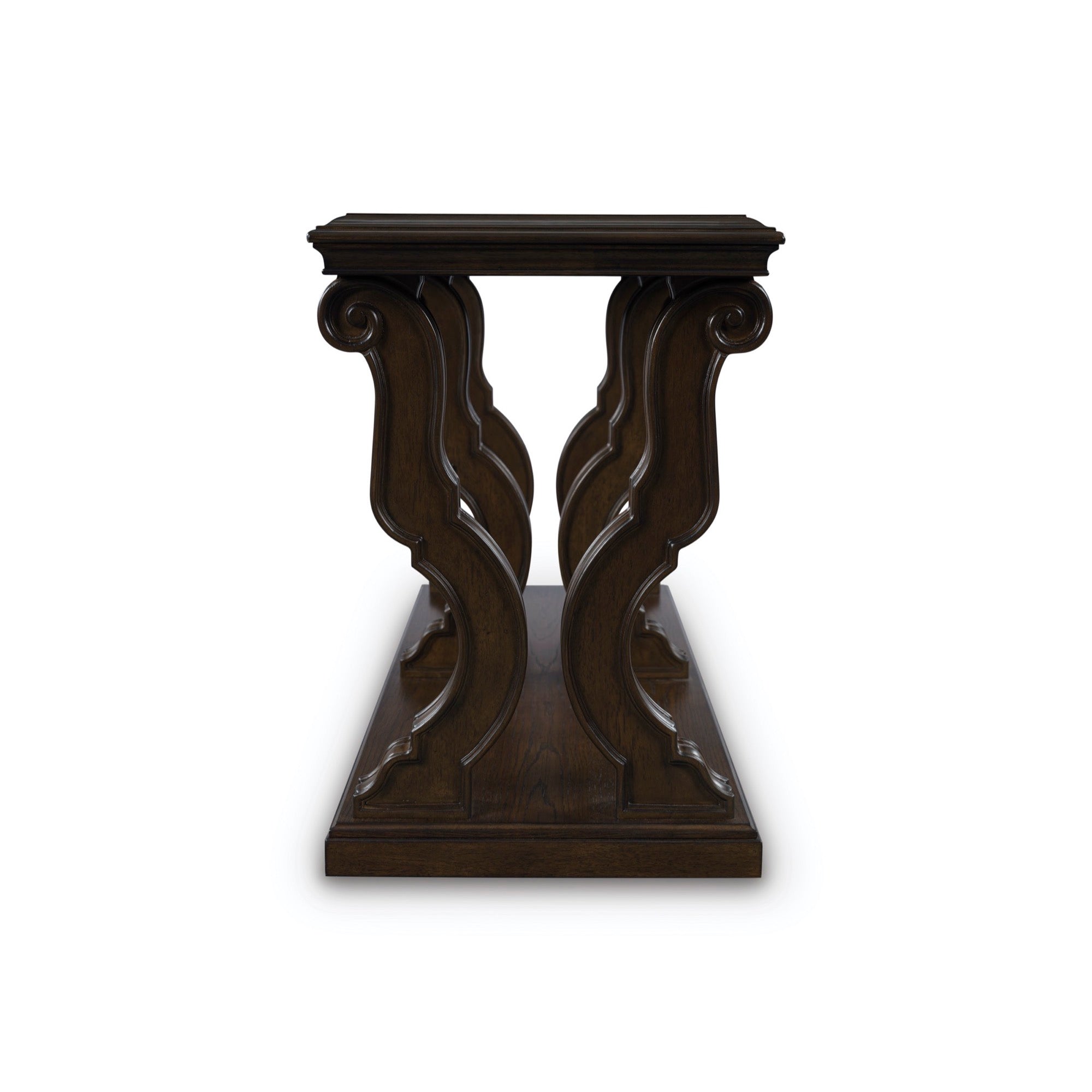 Dark Brown Sofa Table - Adams Furniture