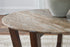 Warm Brown Round Coffee Table