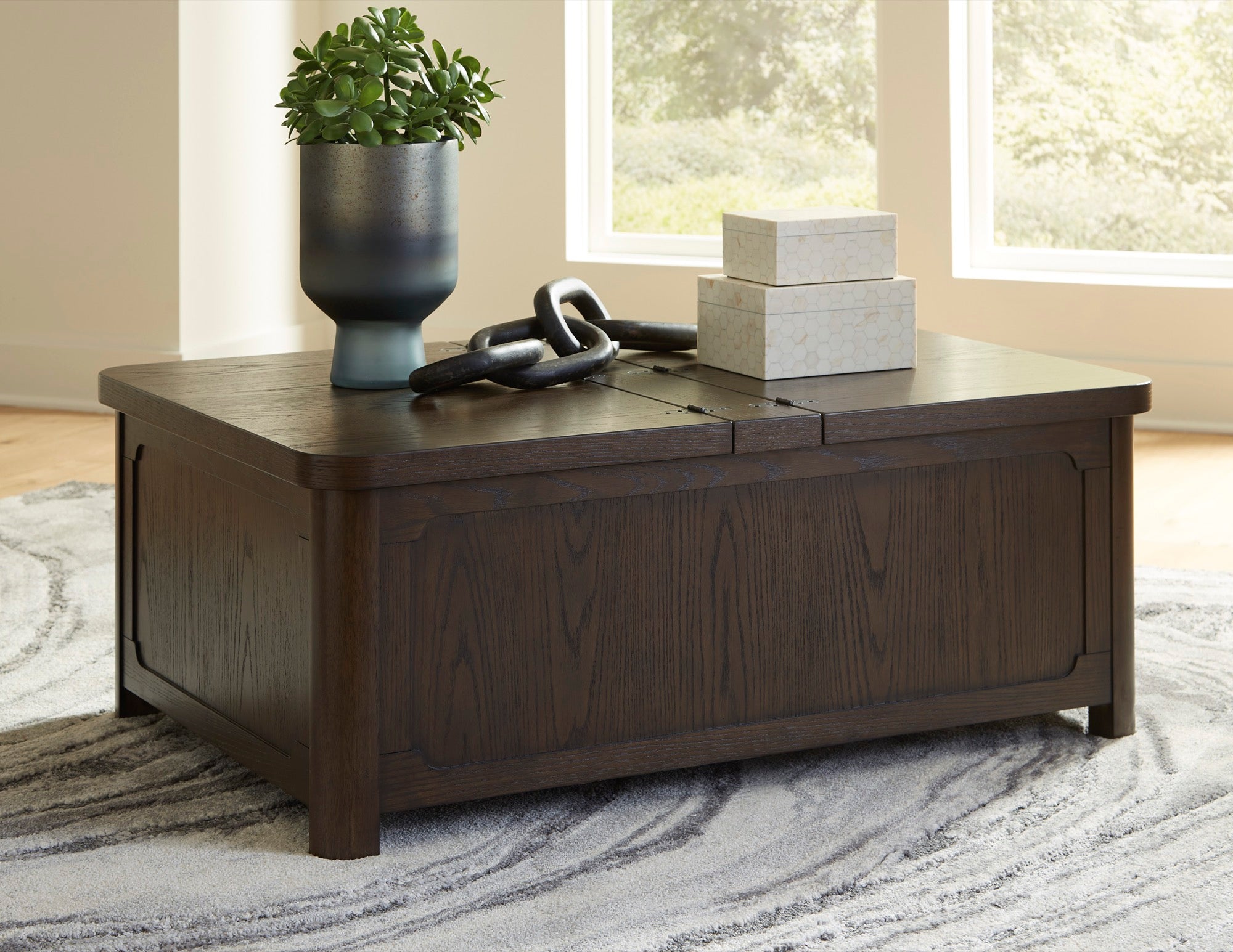 Coffee Table With Storage - Adams Furniture