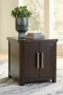 Rectangular End Table With Storage - Adams Furniture