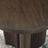 Warm Brown Round End Table - Adams Furniture