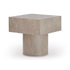 Square Grayish Brown End Table - Adams Furniture