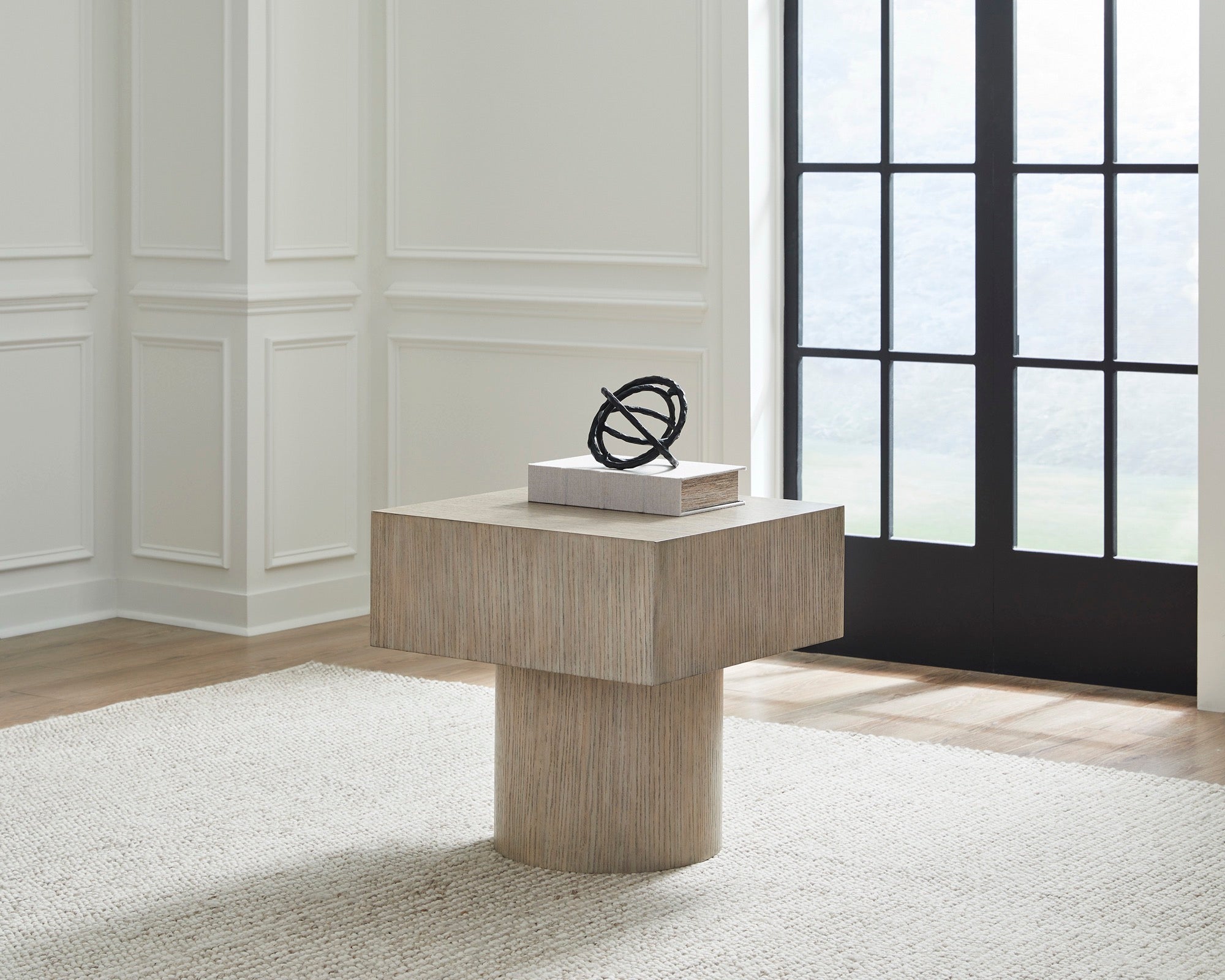 Square Grayish Brown End Table - Adams Furniture