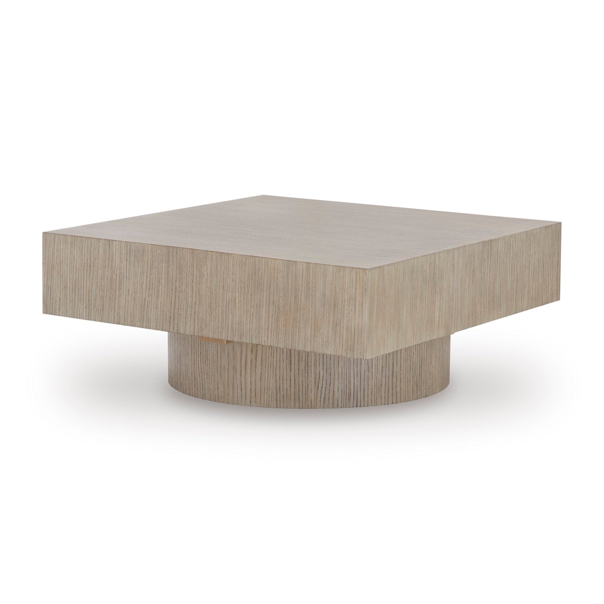 Square Grayish Brown Coffee Table - Adams Furniture