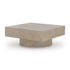 Square Grayish Brown Coffee Table - Adams Furniture