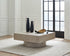 Square Grayish Brown Coffee Table - Adams Furniture