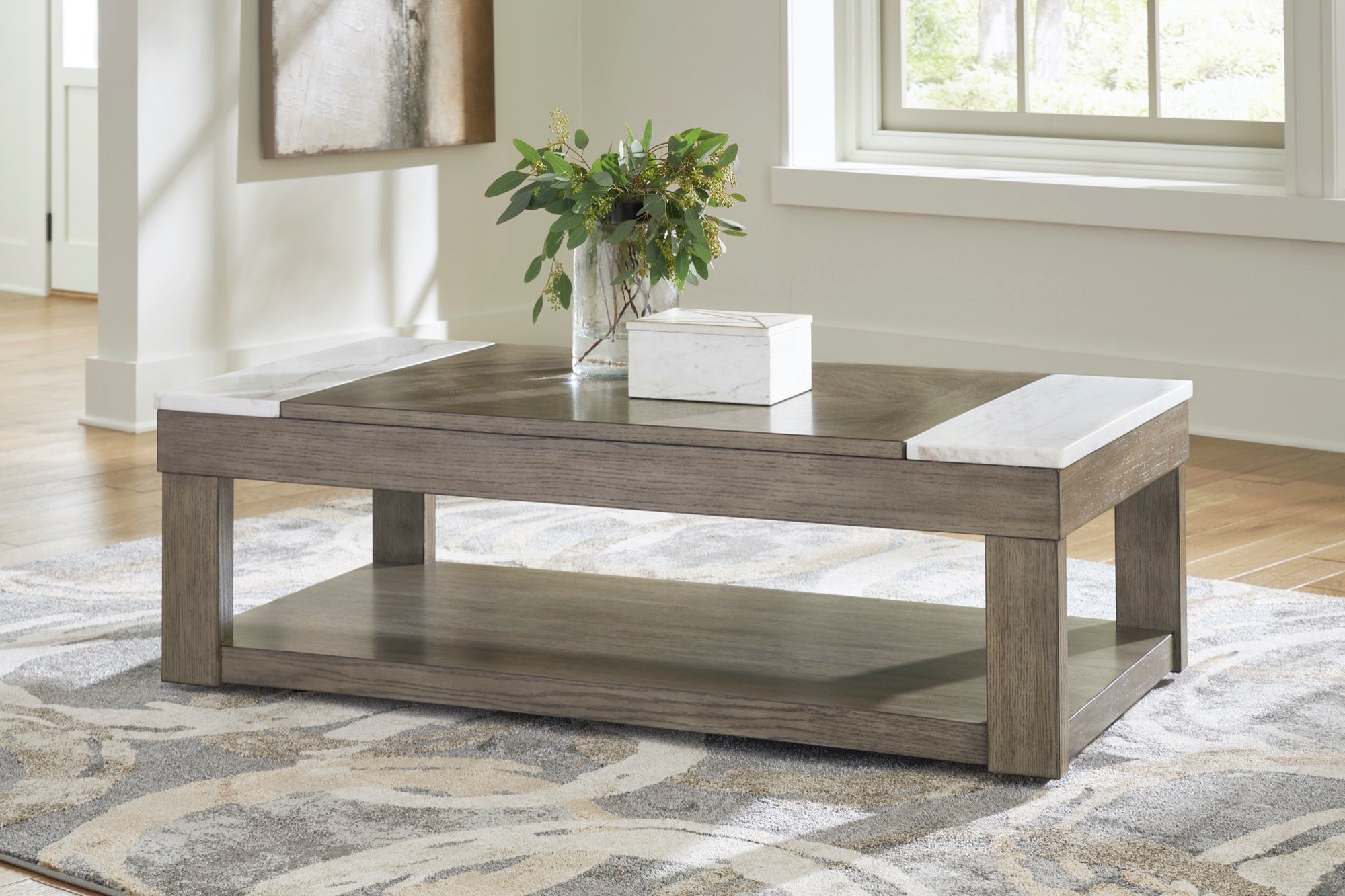 Loyaska Lift-Top Coffee Table - Adams Furniture