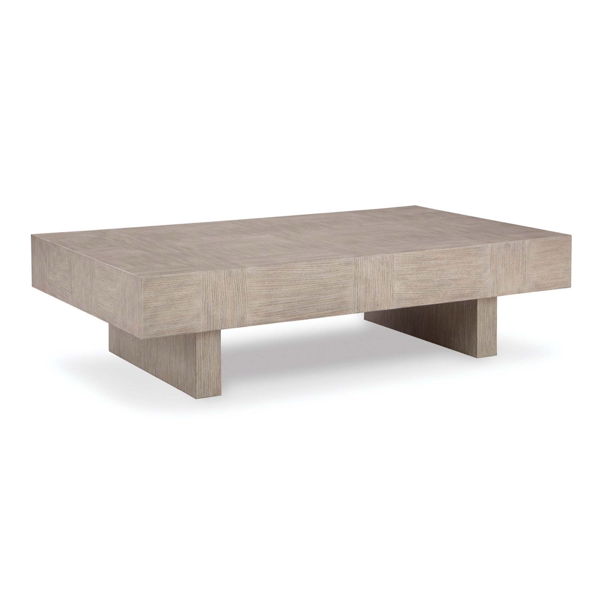 Wire-brushed Rectangular Cocktail Table - Adams Furniture