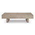 Wire-brushed Rectangular Cocktail Table