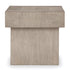 Wire-brushed Square End Table - Adams Furniture