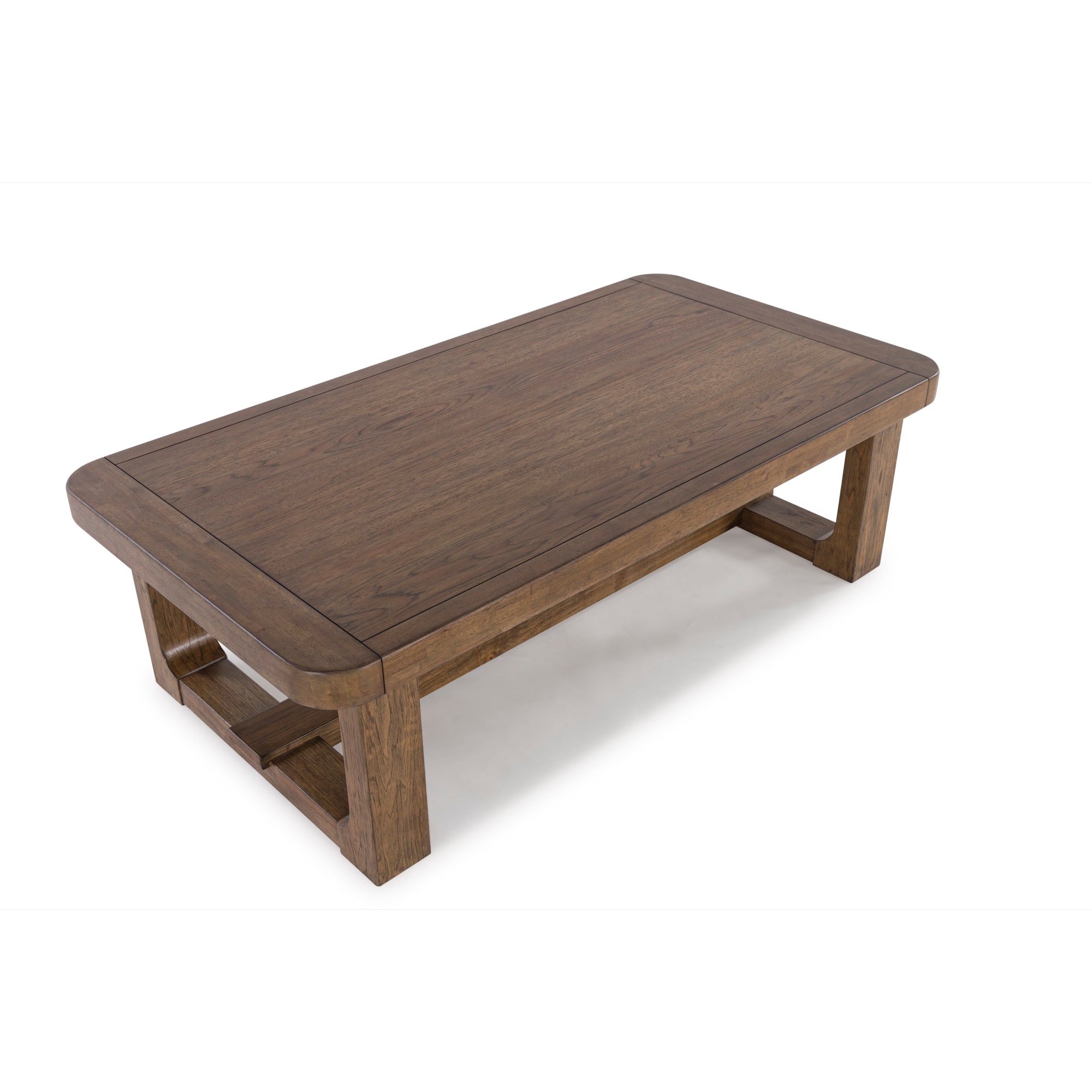Light Brown Rectangular Cocktail Table - Adams Furniture
