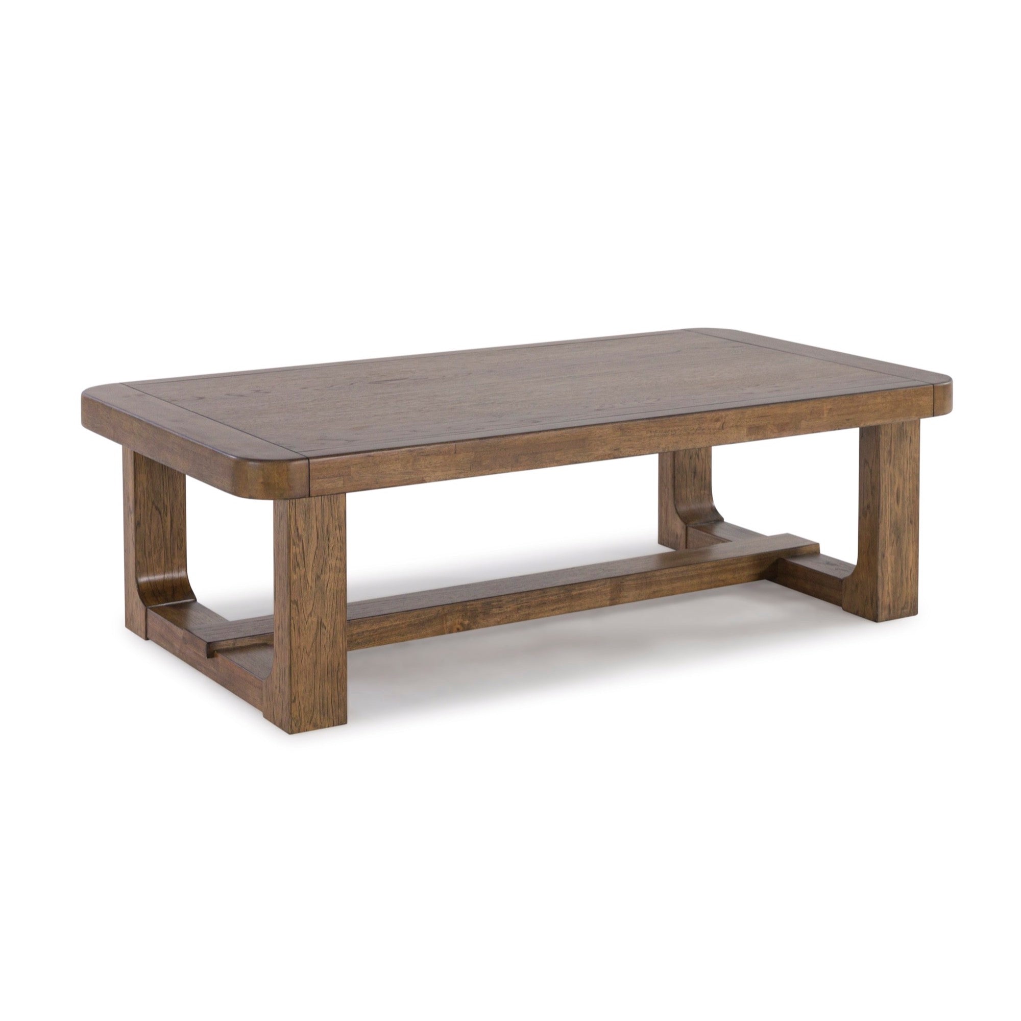 Light Brown Rectangular Cocktail Table - Adams Furniture