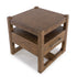 Light Brown Square End Table