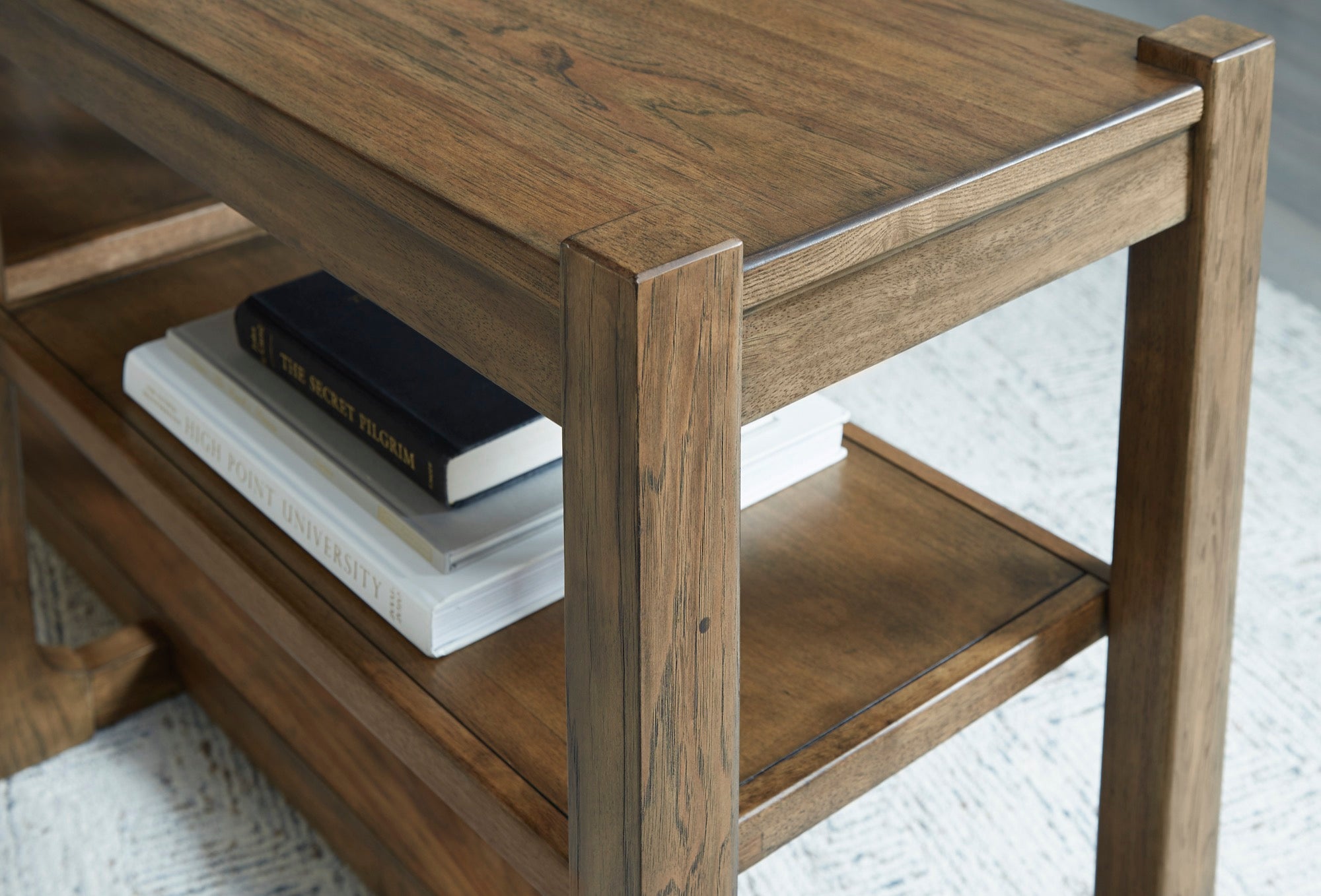 Light Brown Sofa Table - Adams Furniture
