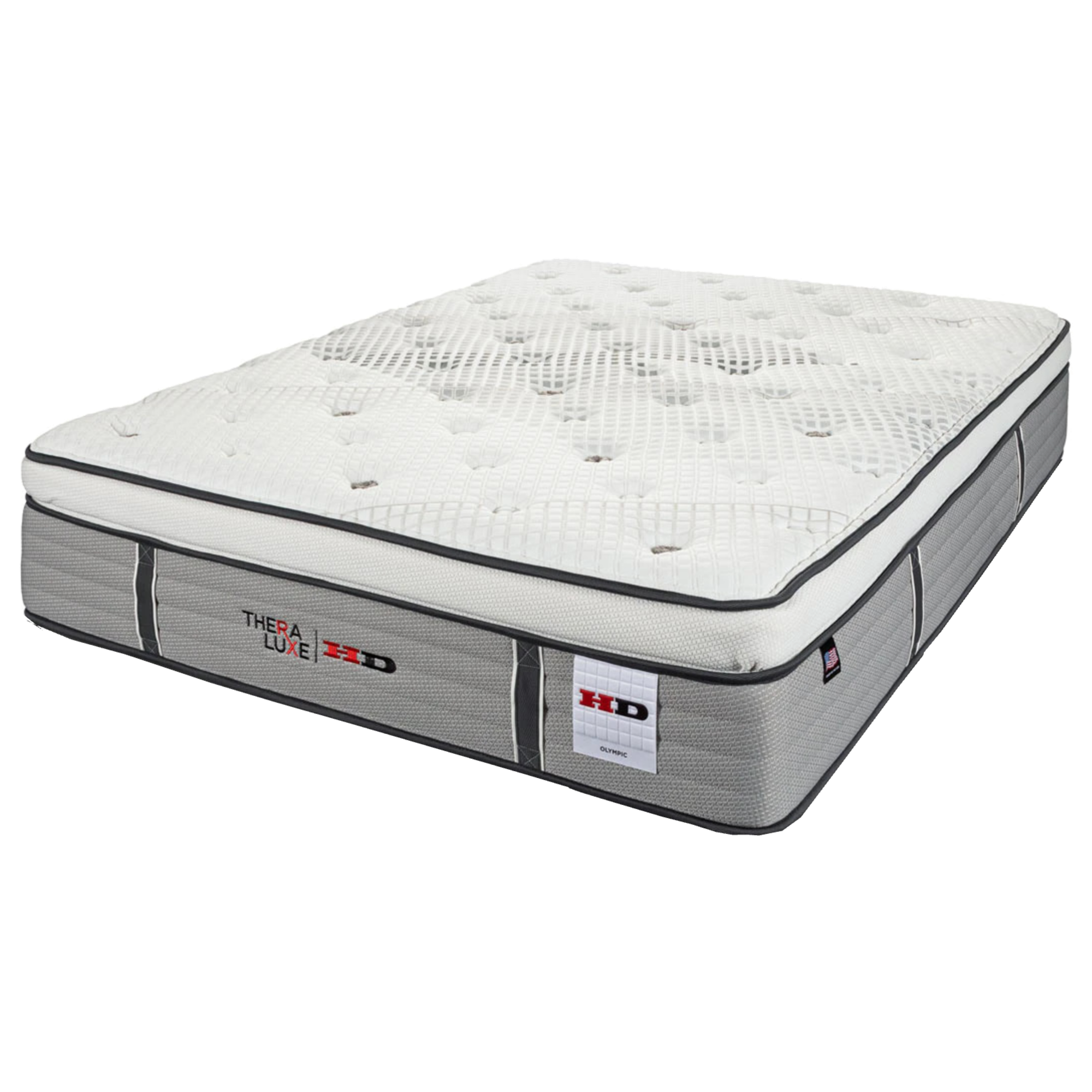 Olympic Euro Pillow Top King Mattress - Adams Furniture