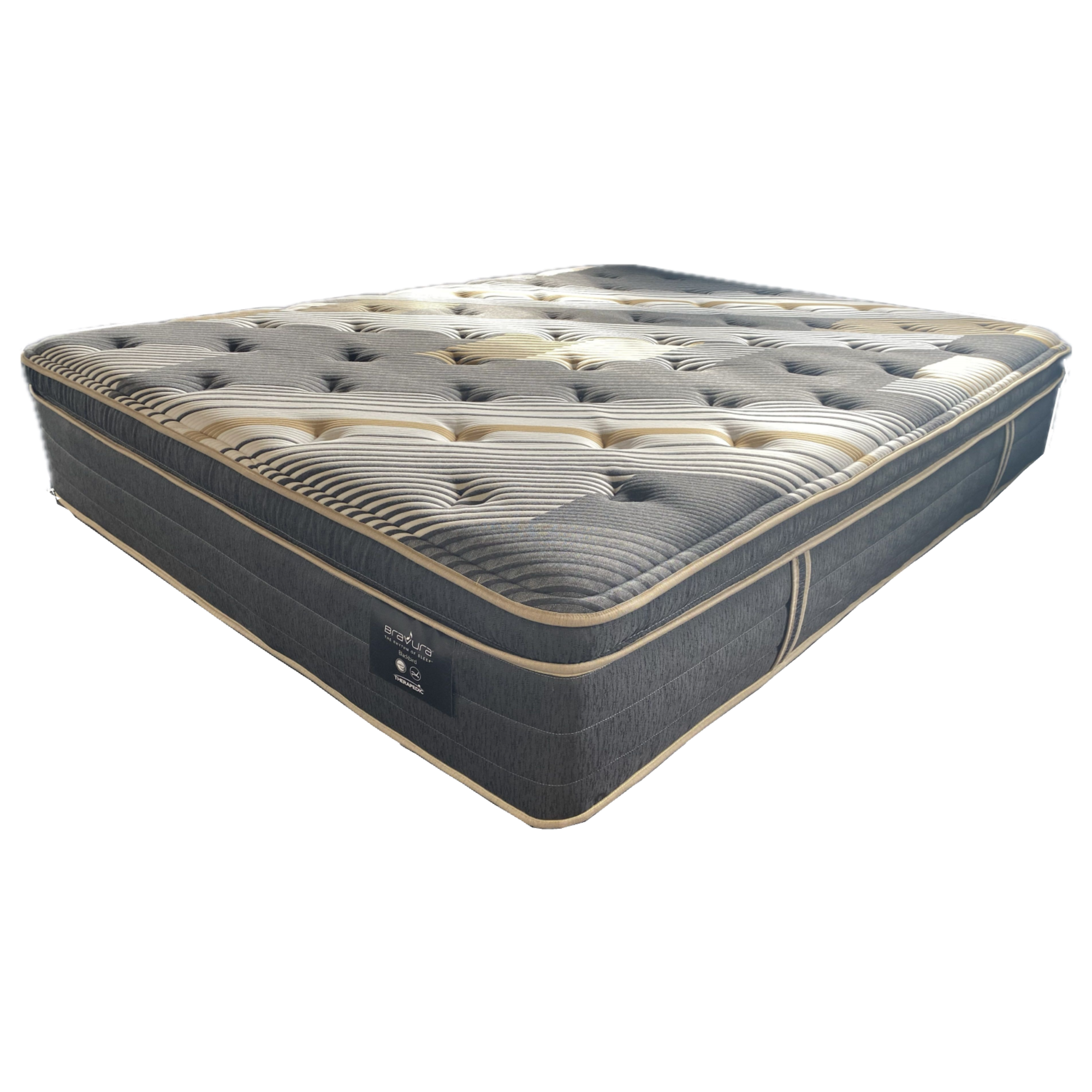 Blackbird Euro Pillow Top Queen Mattress - Adams Furniture