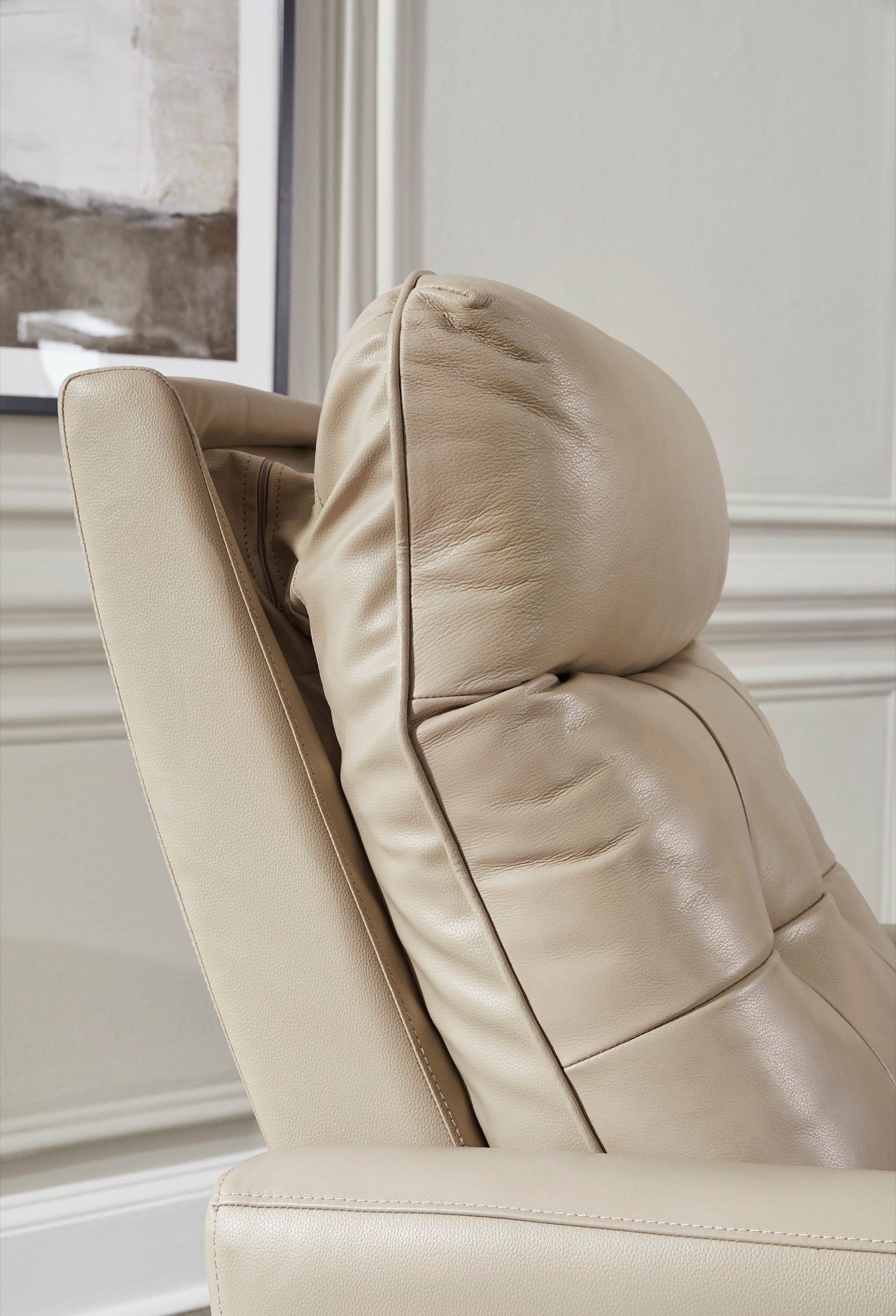 Power Recliner with Adjustable Headrest - Adams Furniture