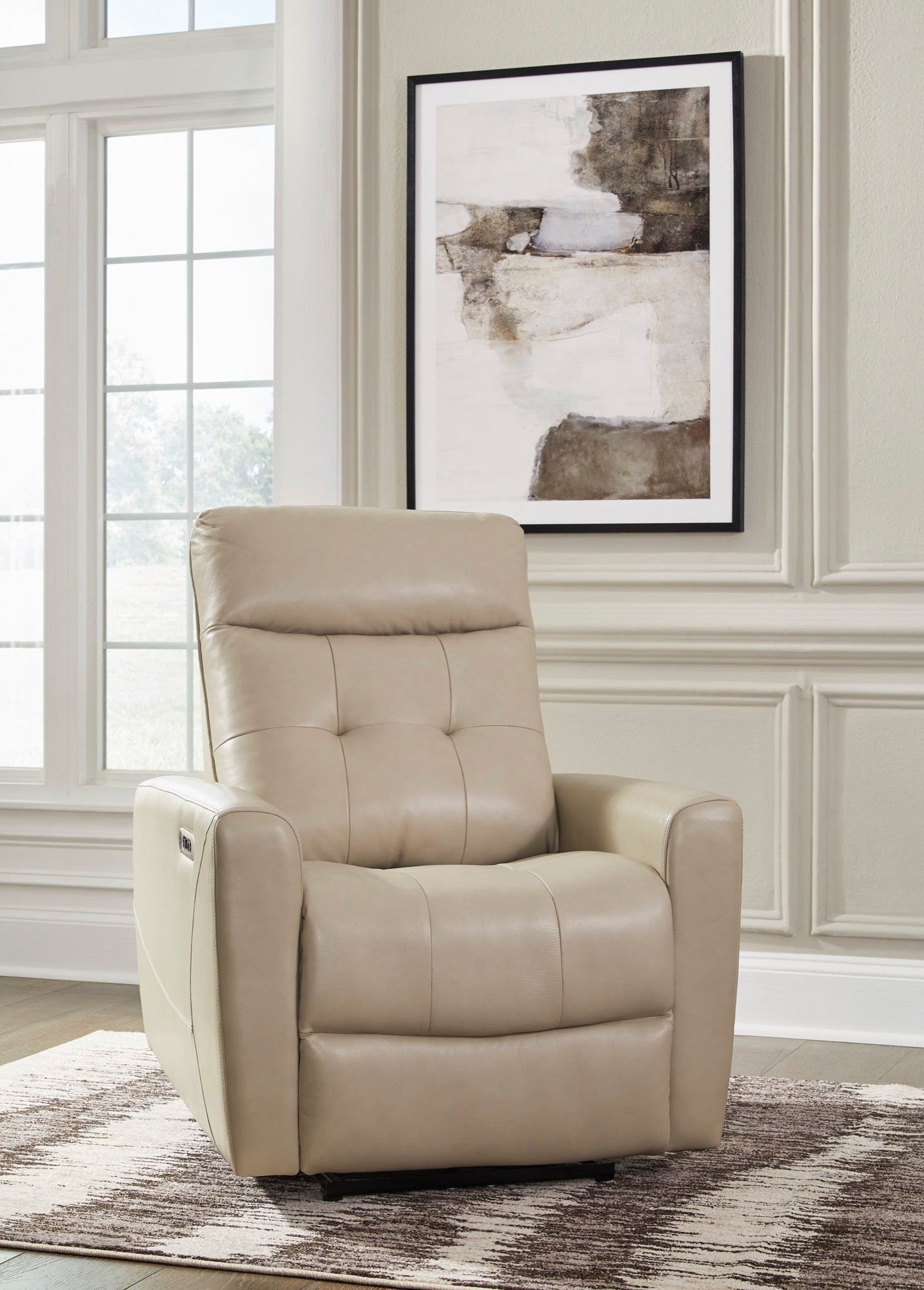 Power Recliner with Adjustable Headrest - Adams Furniture