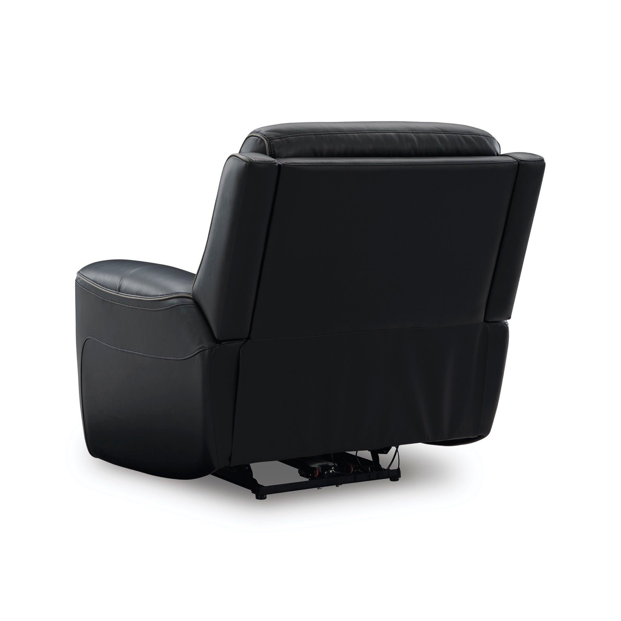 Maverick Onyx Power Recliner with Adjustable Headrest, Massage & Heated Seats - Adams Furniture