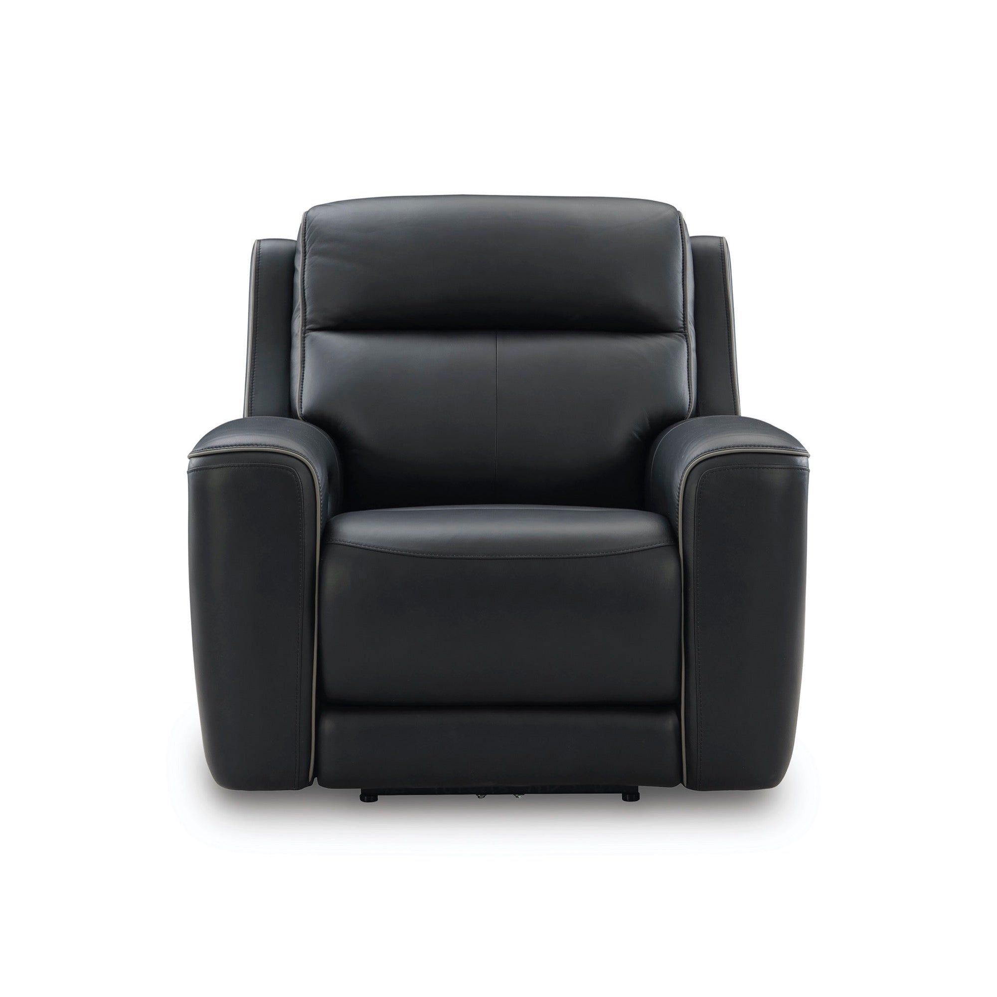 Maverick Onyx Power Recliner with Adjustable Headrest, Massage & Heated Seats - Adams Furniture