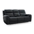 Maverick Onyx Power Reclining Sofa with Adjustable Headrest, Massage & Heated Seats