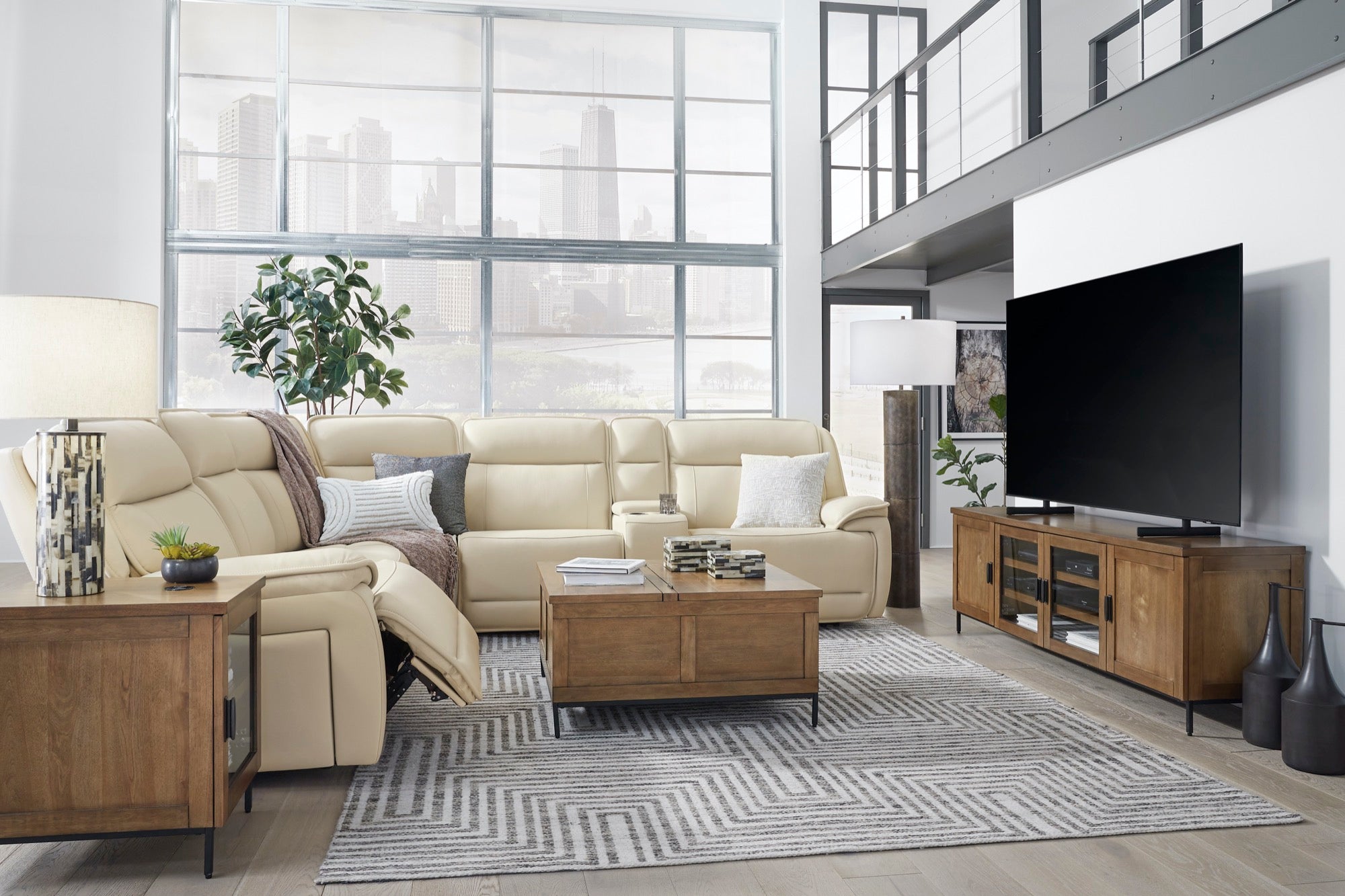Jayden 6-Piece Power Reclining Sectional - Adams Furniture