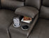 Henry Power Reclining Console Loveseat - Adams Furniture