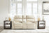 Daniel Power Reclining Console Loveseat - Adams Furniture