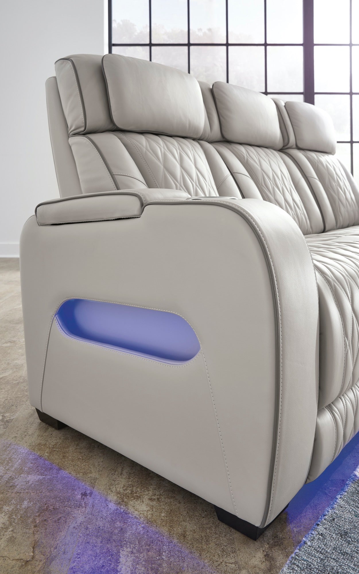 Boyington Power Reclining Sofa and Loveseat - Adams Furniture