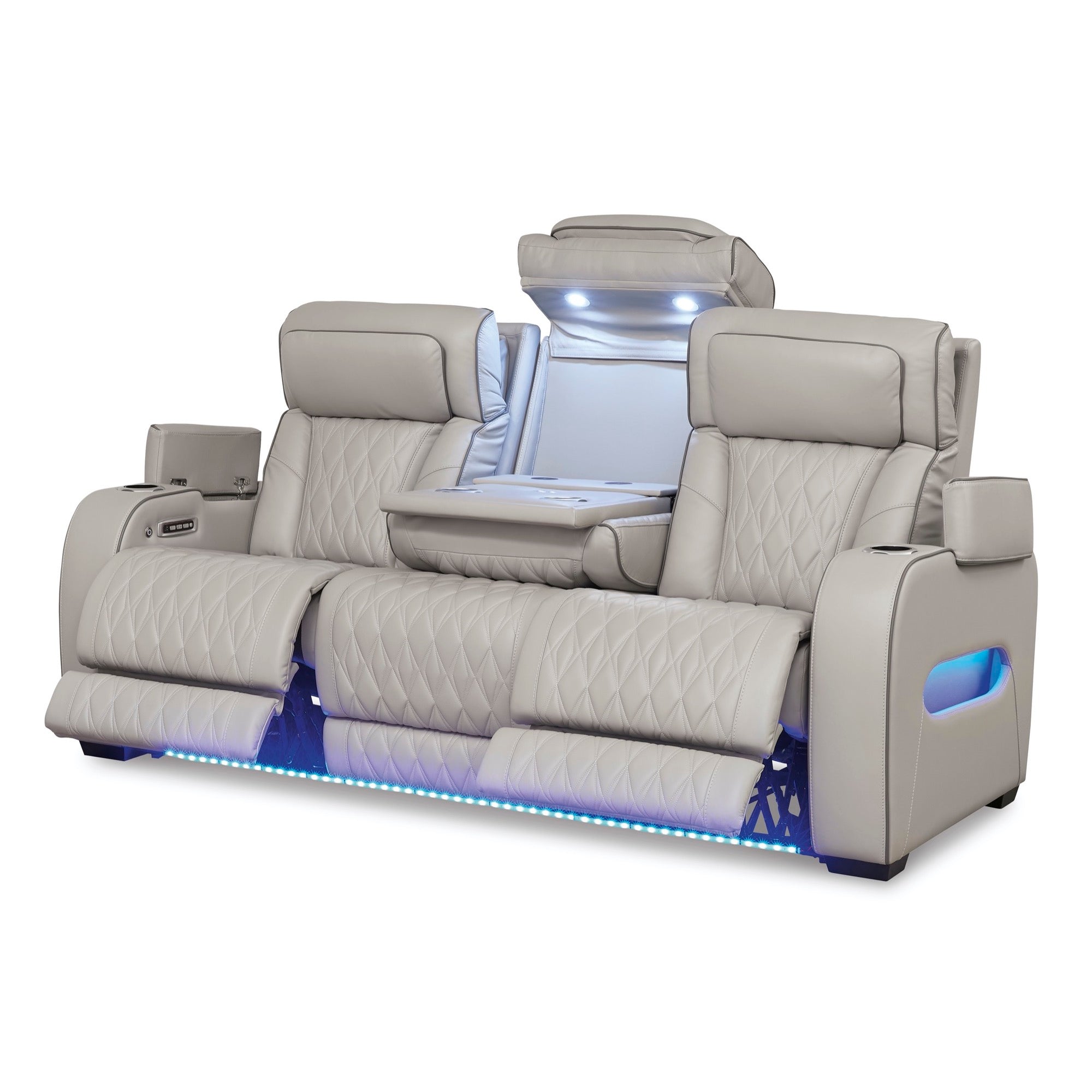 Boyington Power Reclining Sofa and Loveseat - Adams Furniture