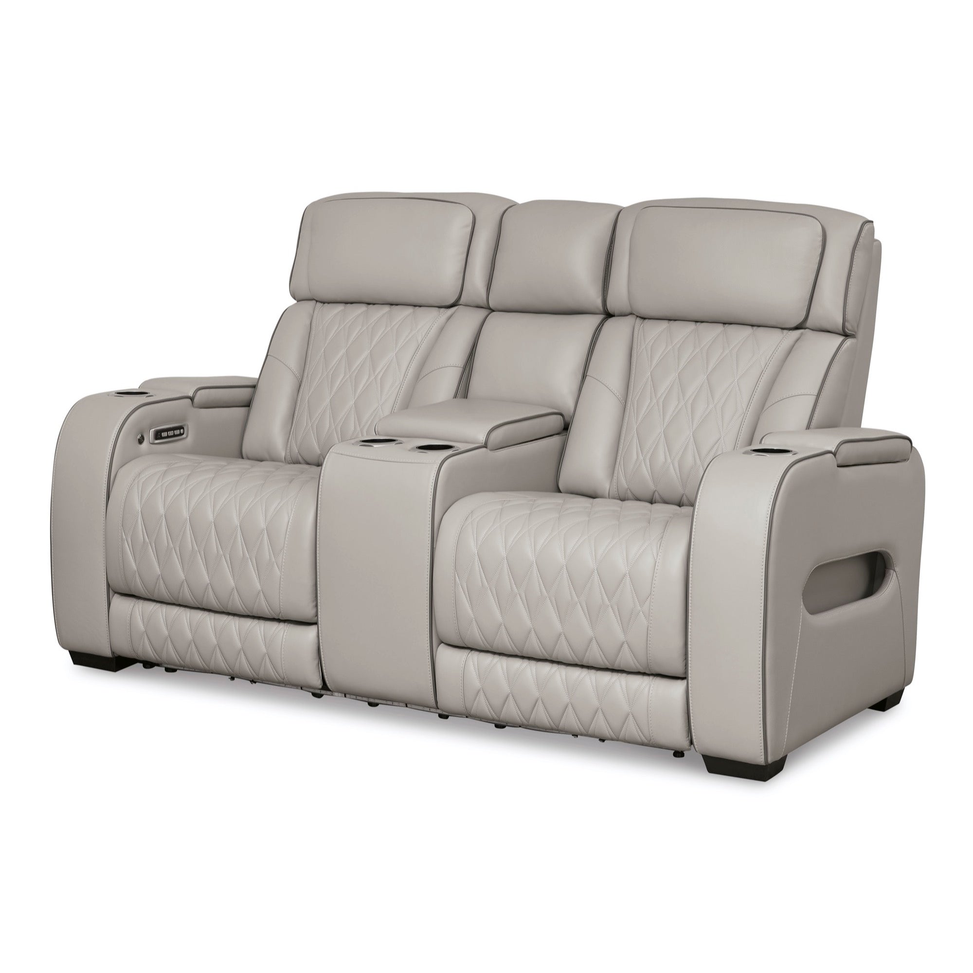 Boyington Power Reclining Sofa and Loveseat - Adams Furniture