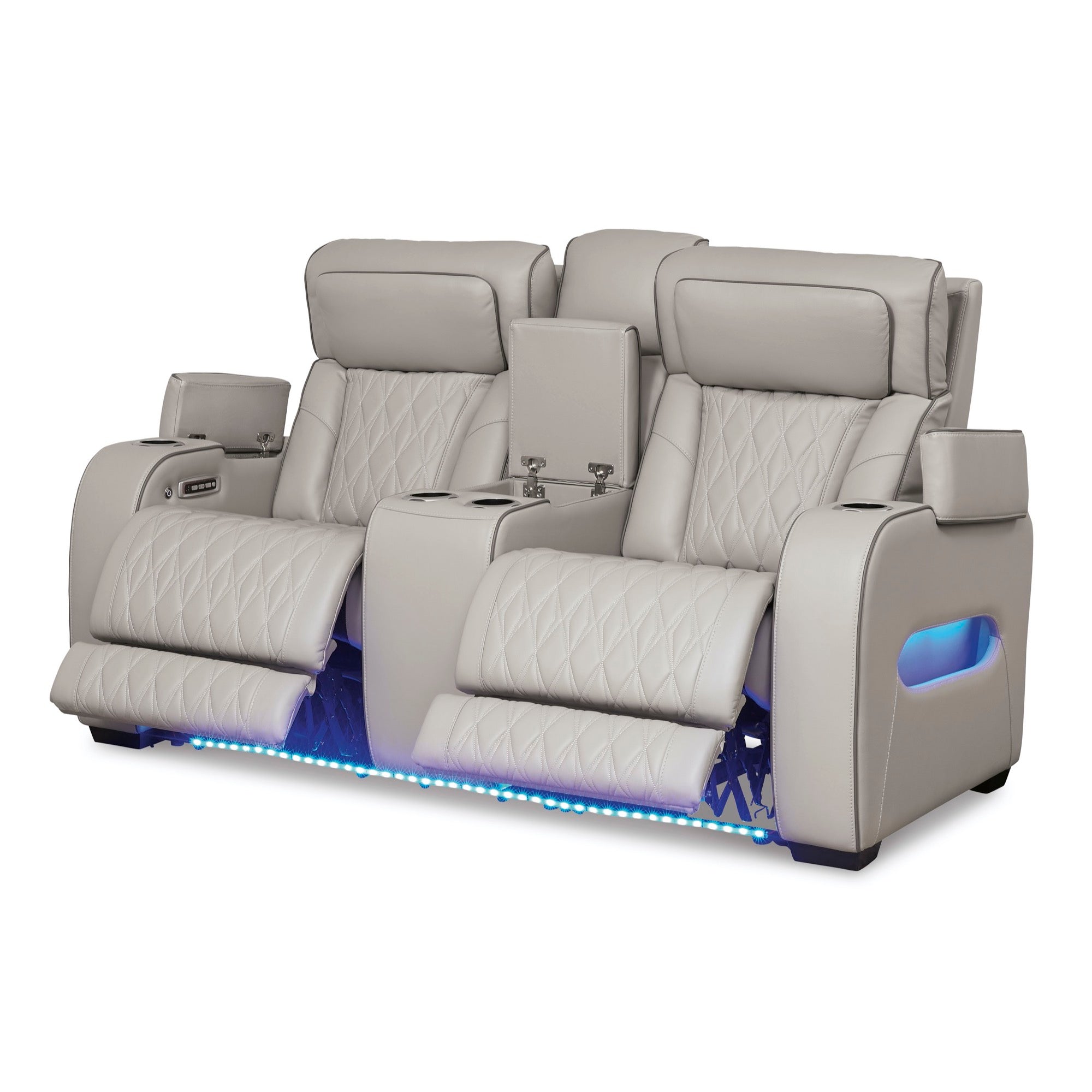 Boyington Power Reclining Sofa and Loveseat - Adams Furniture