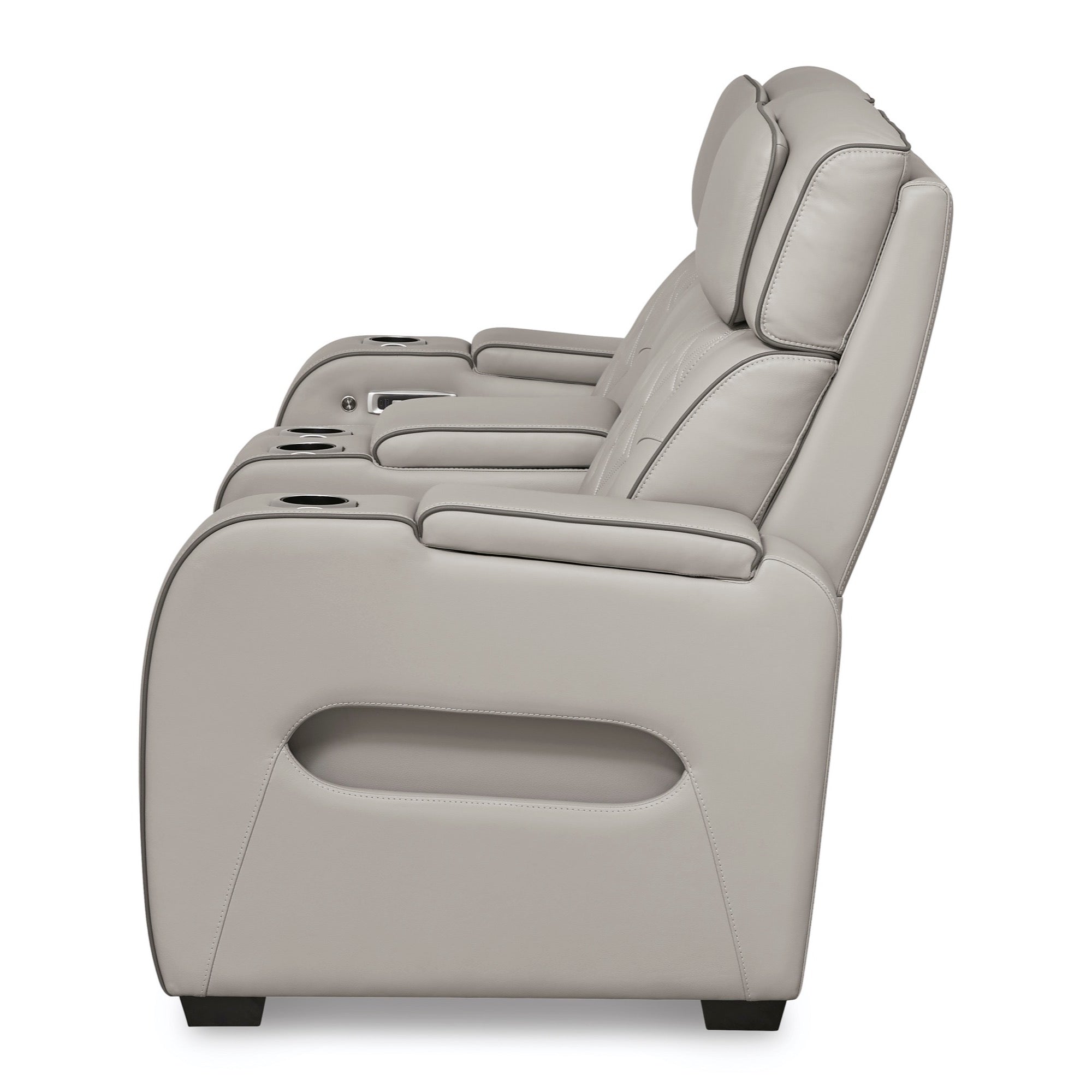 Boyington Power Reclining Loveseat with Console - Adams Furniture