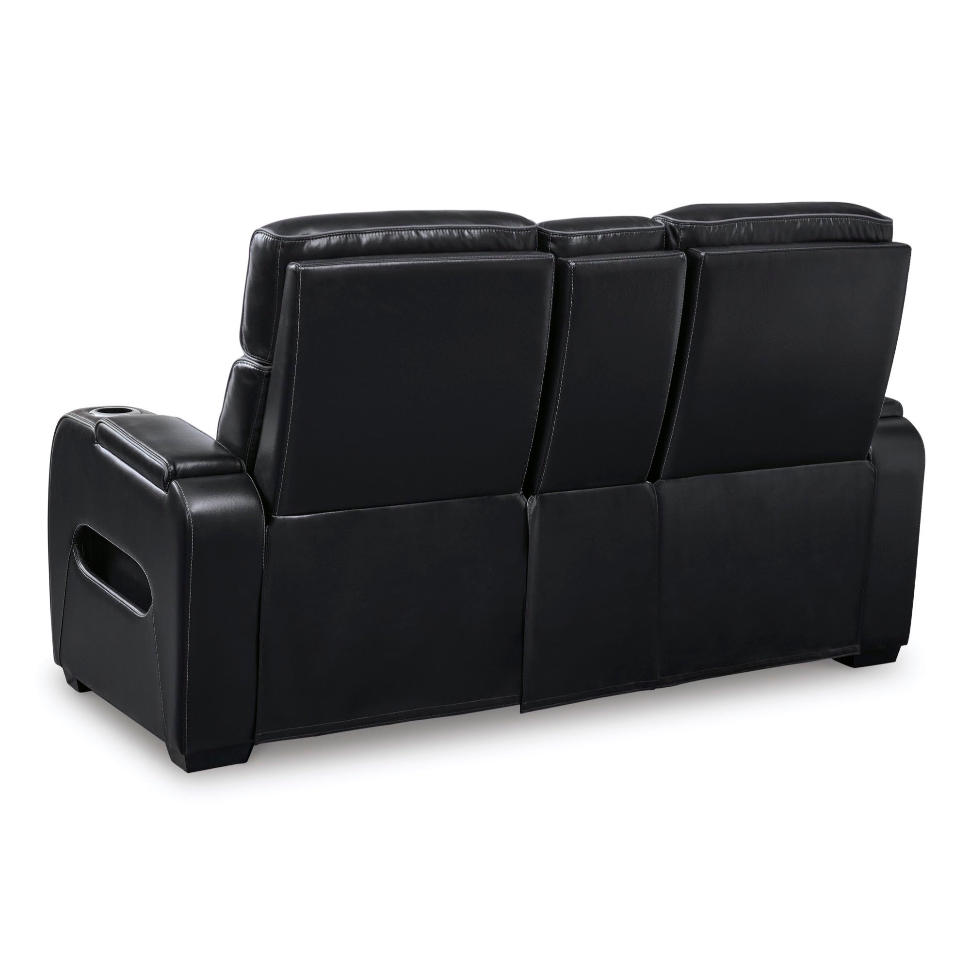 Benjamin Power Reclining Loveseat with Console - Adams Furniture