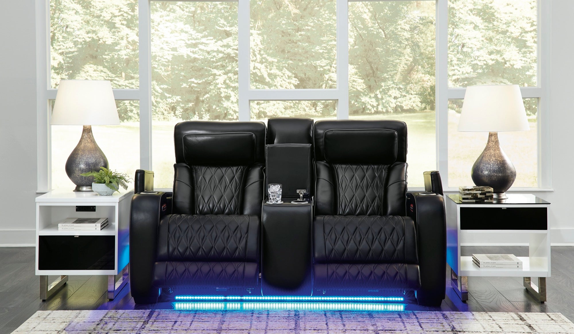 Benjamin Power Reclining Loveseat with Console