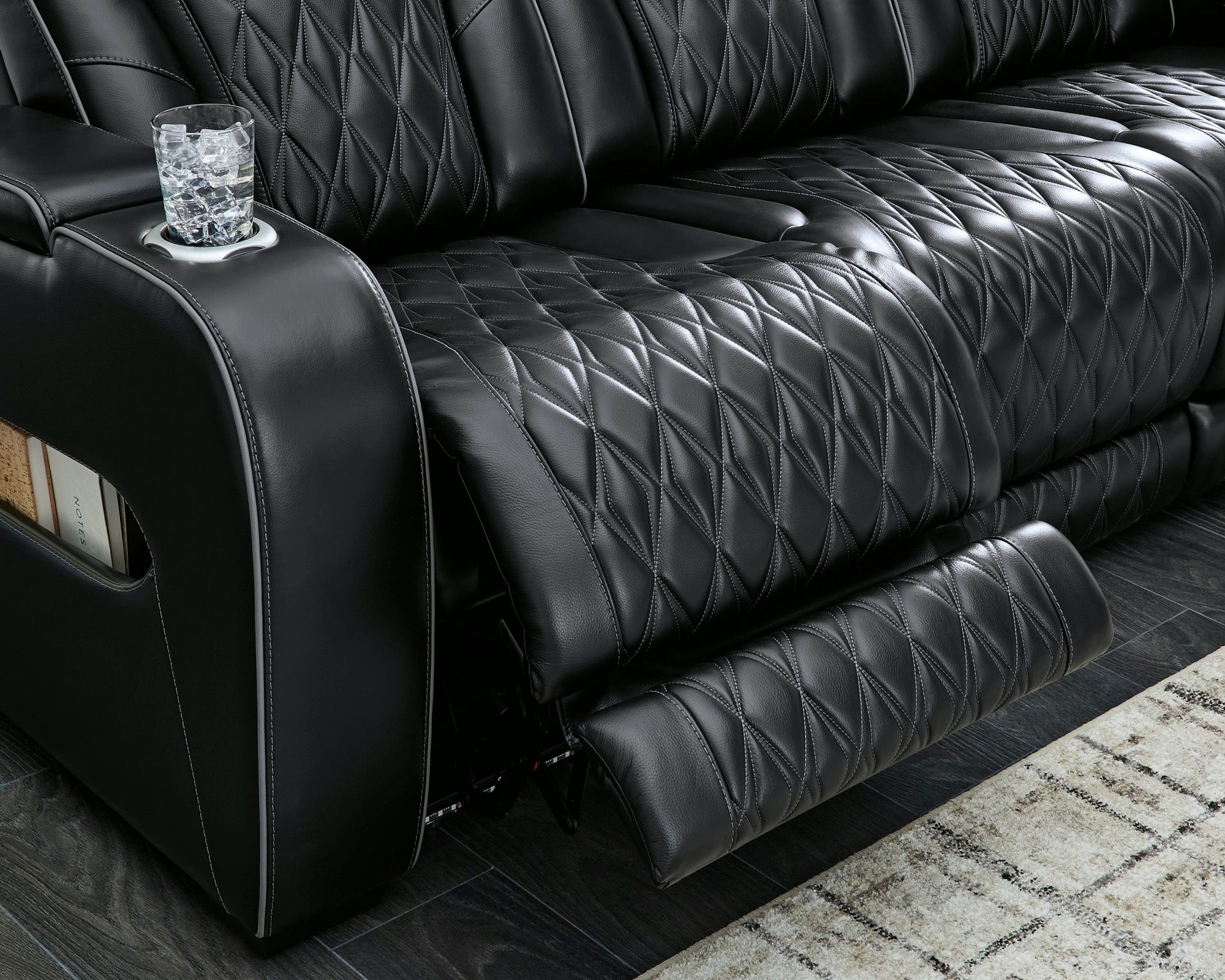 Benjamin Power Reclining Sofa and Loveseat - Adams Furniture
