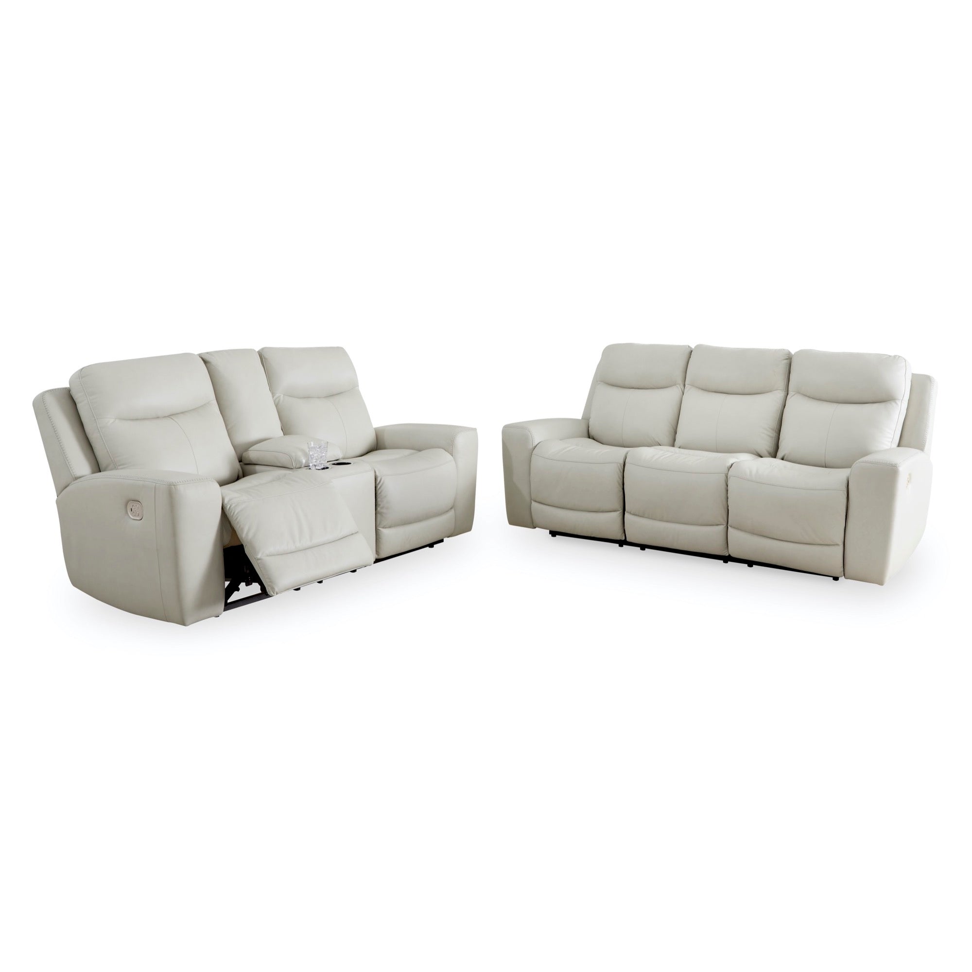Michael Power Reclining Living Room Set - Adams Furniture
