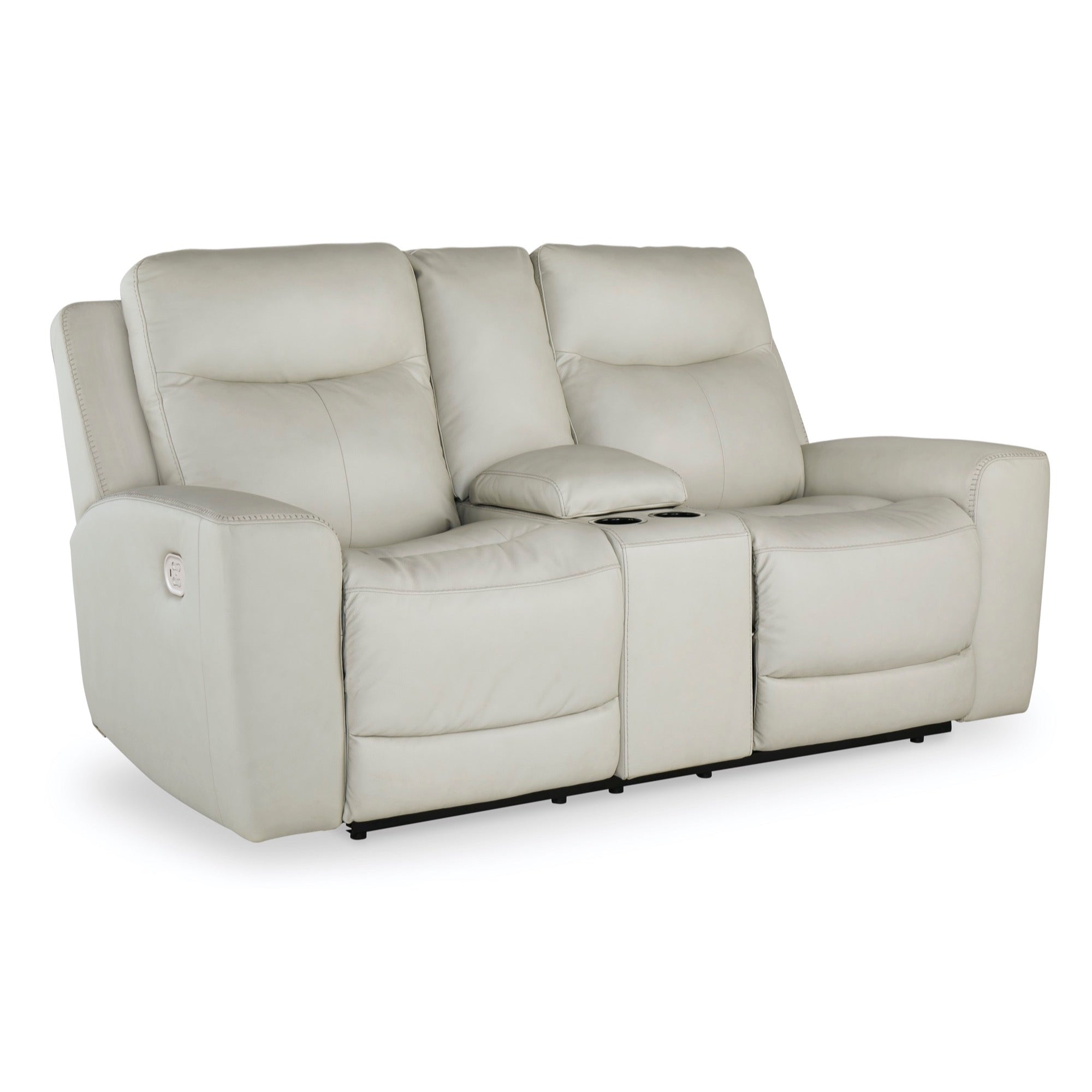 Michael Power Reclining Console Loveseat