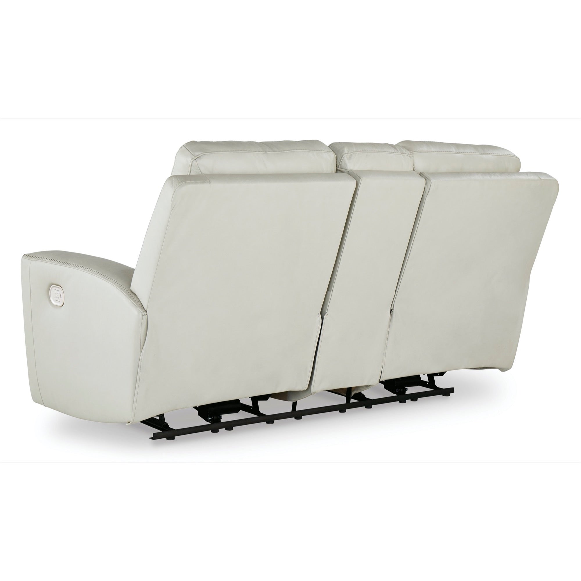 Michael Power Reclining Console Loveseat - Adams Furniture