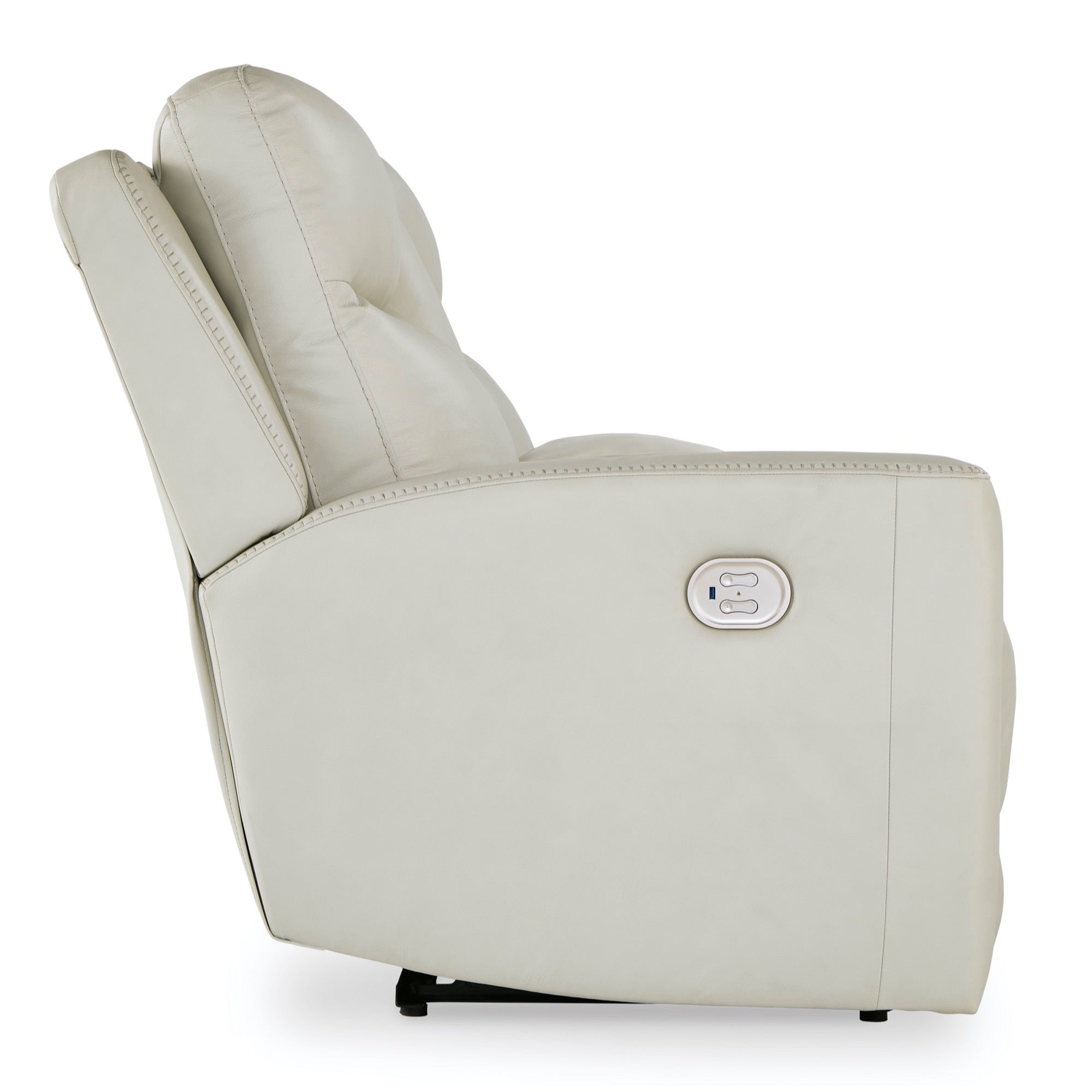 Michael Power Reclining Console Loveseat - Adams Furniture