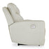 Michael Power Reclining Console Loveseat - Adams Furniture